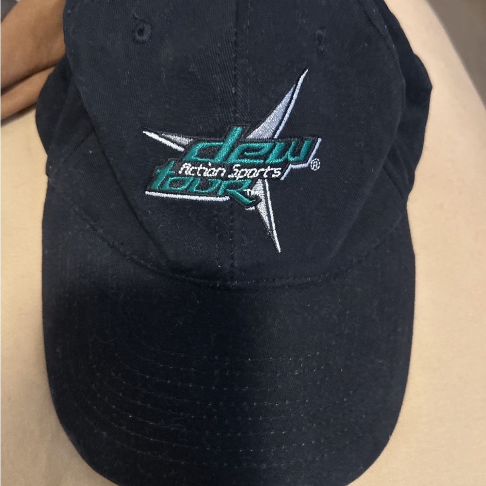 American Needle Black Cap with Green Logo